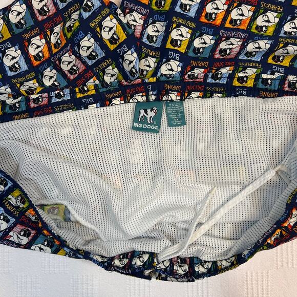 Big Dogs Swim Trunks 2XL 46" Waist 100% Polyester - Picture 5 of 12